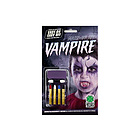 Fondotinta Vampiro viola + 4 matite in blister Trucchi Carnevale Halloween