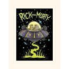 Rick And MorUfo (Stampa 30X40 Cm)