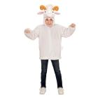 Capra In Peluche Soft (Felpa Con Cappuccio E Maschera) (98 Cm / 1-2 Years)