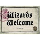 Harry Potter: Wizards Welcome Targa Metallica Piccola