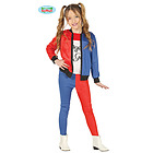 Costume Ragazza Psichiatra Pericolosa Bambina Taglia 7-9 Anni (88451)