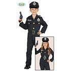 Costume Poliziotto Americano Bambino Bambina Taglia 3-4 Anni (87455)