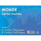 France Politique Physique Set 10 Cartine Geografiche