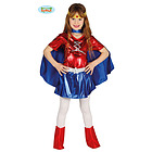 Costume Power Woman Supereroina Bambina Taglia 5-6 Anni (87467)