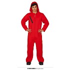 Costume Tuta Carcerato Con Cappuccio Rosso Adulto Xl 54 (86473)
