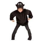 Gorilla In Peluche Soft (Felpa Con Cappuccio E Maschera) (104 Cm / 2-3 Years)