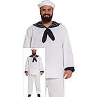 Costume Marinaio Blanco Adulti Taglia Xxl 56-58 (86488)