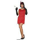 Costume Charleston Rosso Adulto Taglia S 36-38 (80490)