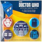 Doctor Who: Exterminate Pin Badge Pack