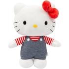 Hello Kitty Peluche Cm 30 Salopette Jeans