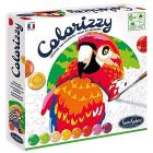 Sentosphere 3904501 Colorizzy - Kit per dipingere con i Numeri, per Bambini e pappagalli, Kit Creativo, Fai da Te