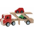 Camion bisarca trasporto Auto Con 2 Macchinine in legno