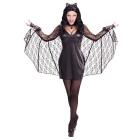 Batwoman (Vestito Con Ali, Orecchie) XL