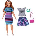 Barbie Fashionistas Tinte vivaci con Secondo Look Incluso (FJF69)