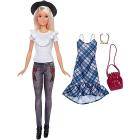 Barbie Fashionistas Jeans Floreale con Secondo Look Incluso (FJF68)