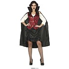 Costume Vampira Donna Adulta Taglia 36-38 (79512)