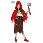 Costume Cappuccetto Rosso Horror Bambina Taglia 7-9 Anni (83519)