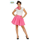 Set Rosa Pin Up Anni '50 Taglia L (84522)