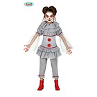 Costume Pagliaccia Ballerina Assassina Bambina Taglia 10-12 Anni (83523)