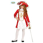 Costume Moschettiera Bambina Taglia 5-6 Anni (87524)