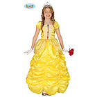 Costume Giallo Principessa Bambina Taglia 7-9 Anni (88527)