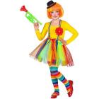 Costume  Clown Tutu multicolore  3-4 anni 