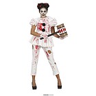 Costume Clown Assassina Insanguinata Donna Adulta Taglia 36-38 (79544)