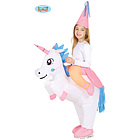 Costume Unicorno Gonfiabile Bambina Taglia 7-9 Anni (88544)