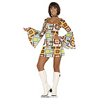 Costume Ragazza Disco Adulto 36 - 38  (S) (88549)