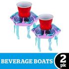 Jellyfish Pack Beverage Boat 2 Pz (Porta Bicchiere Gonfiabile)