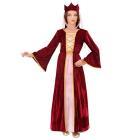 Regina Medievale (Vestito, Corona Con Velo) (140 Cm / 8-10 Years)