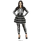 Costume Donna Scheletro Adulta Taglia 36-38 (79581)