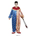 Costume Clown Patriottico Ragazzo 14-16 Anni (77582)