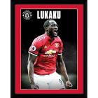 Manchester United: Lukaku Stand 17/18 (Stampa In Cornice 30x40cm)