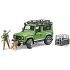 Land Rover Defender con guardia forestale e cane (02587)