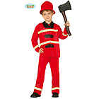 Costume Vigile Del Fuoco Pompiere Bambino Taglia 5-6 Anni (85589)