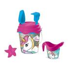 Secchiello set mare Unicorno 17 cm