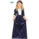 Costume Nobile Cortigiana Dama Medievale Bambina Taglia 3-4 Anni (85596)