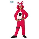 Costume Orso Rosa Ragazzo Taglia 7-9 Anni (83606)