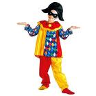 Arlecchino (Casacca Con Collare,Pantaloni, Cappello, Mascherina) (158 Cm / 11-13 Years)