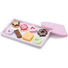 Set vassoio dolci legno (10625)