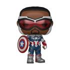 Marvel:  Falcon And The Winter Soldier - Pop Funko Vinyl Figure 814 Captain America 9cm