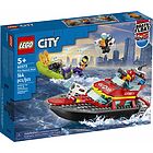 Barca di soccorso antincendio - Lego City (60373)