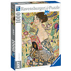 Puzzle Klimt Dama con ventaglio (17634)