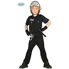 Costume Poliziotto Swat Bambino Taglia 5-6 Anni (85647)