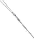 Harry Potter: Sterling Silver Harry Potter Wand Necklace Gift Boxed (Collana+Confezione Regalo)
