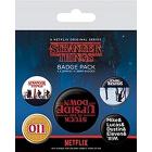 Stranger Things: Upside Down Pin Badge Pack