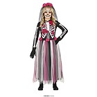 Costume Messicana Catrina Bambina 5-6 Anni (77659)