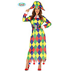 Costume Donna Arlecchino Arlecchina Taglia M (88670)