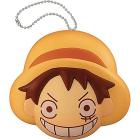 One Piece Fluffy Squeeze B. Luffy Face Anti-Stress portachiavi